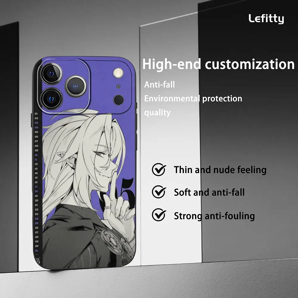 Stylish Black Frosted Soft Shell Zenless Zone Zero Phone Case