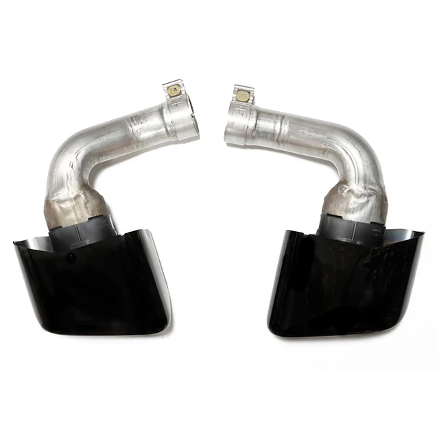 1 Pair Car Exhaust Tip For Porsche Cayenne 20182022 Muffler Tip Original Design Square Exhaust