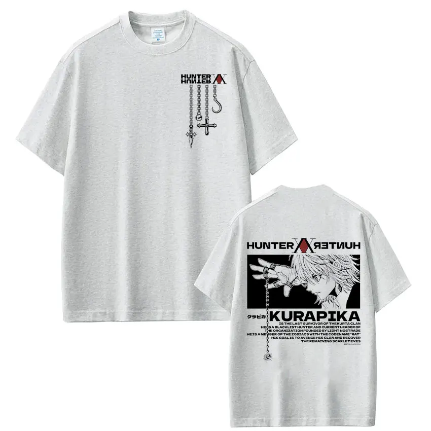 Japanese Anime Kurapika Graphic Oversized Streetwear T-Shirt