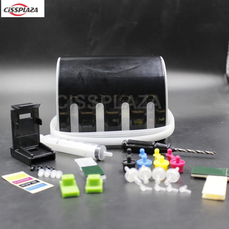 Continuous Ink Supply System Universal DIY CISS Replacement For HP 121 122 140 141 300 301 302 21 22 61 650 652 651 continuous ink supply system