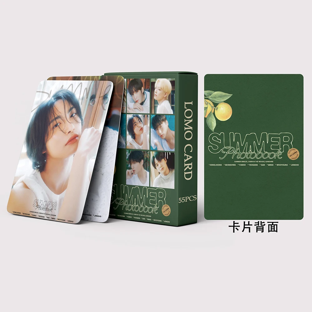 Lomo Cards 54pcs/set Kpop ATEEZ BEYOND For Fans Collection Gift