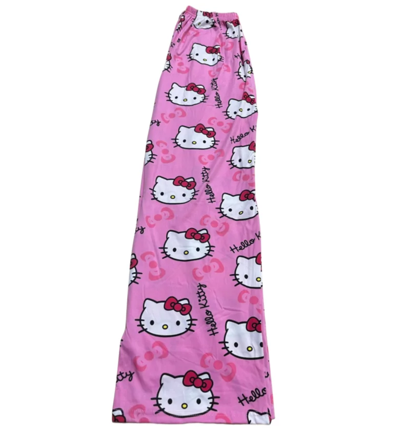 Хлопковые пижамные штаны «Hello Kitty», цвет в ассортименте | AliExpress