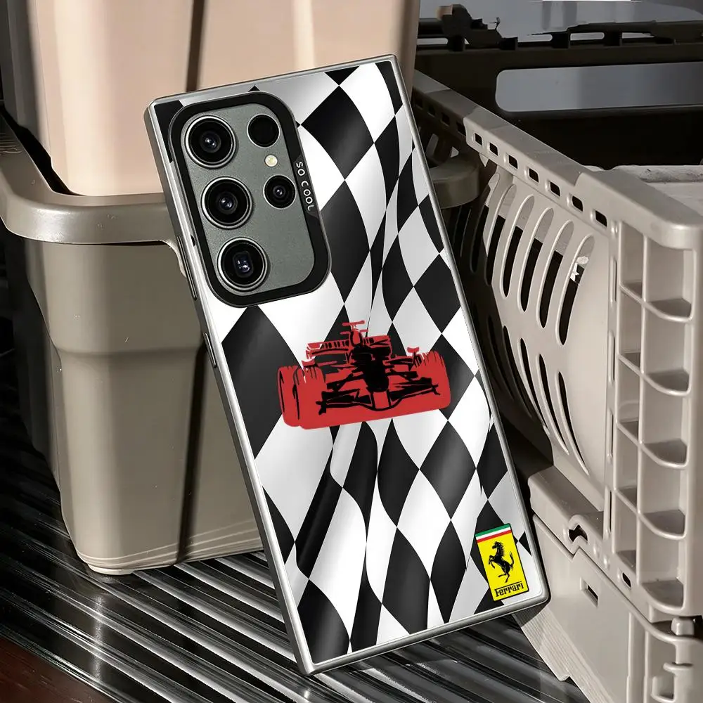 Vibrant Silver Car-Inspired Phone Case