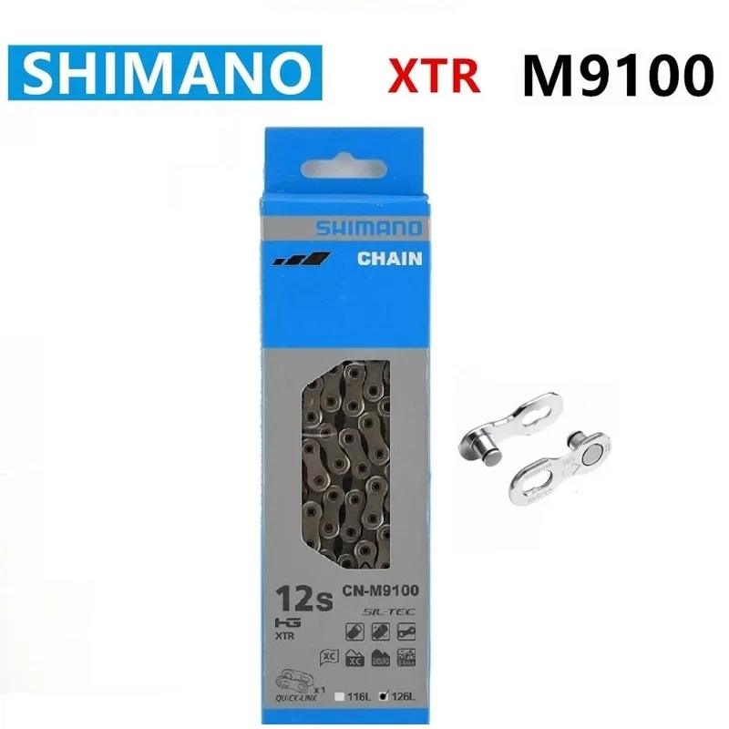 Bicycle Chains Bicycle Chain SHIMANO DEORE XTR CN M9100 XT 12s 126L MTB Bicycle Chain