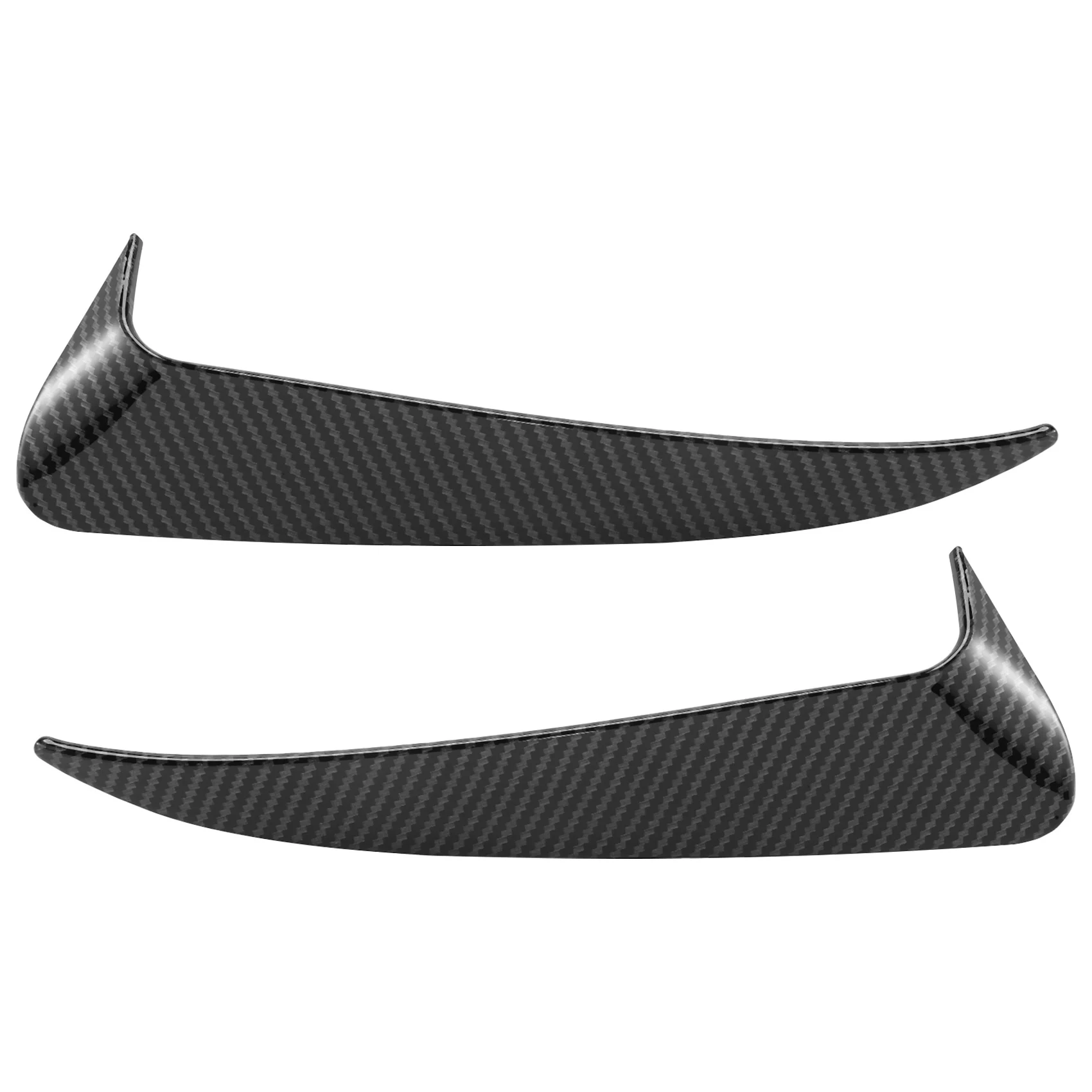 

For Benz C Class W205 C43 C63 Amg Carbon Fiber Look Rear Bumper Air Vent Cover 2014-2019 2Pcs