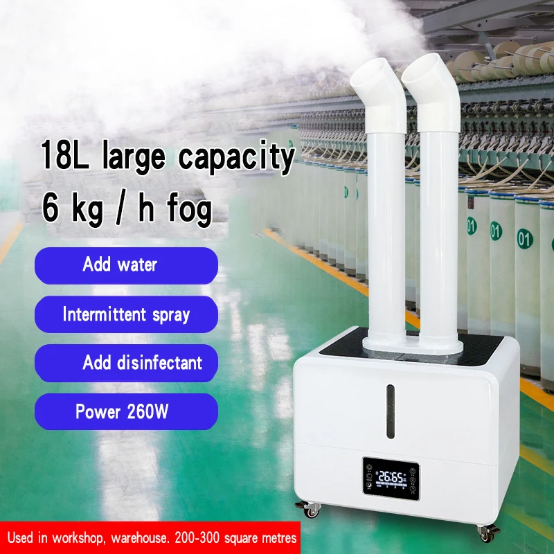 Umidificatore Industriale Ad Ultrasuoni Commerciale Nebbia Pesante Verdura Tabacco Umidità Riacquista Atomizzatore A Macchina