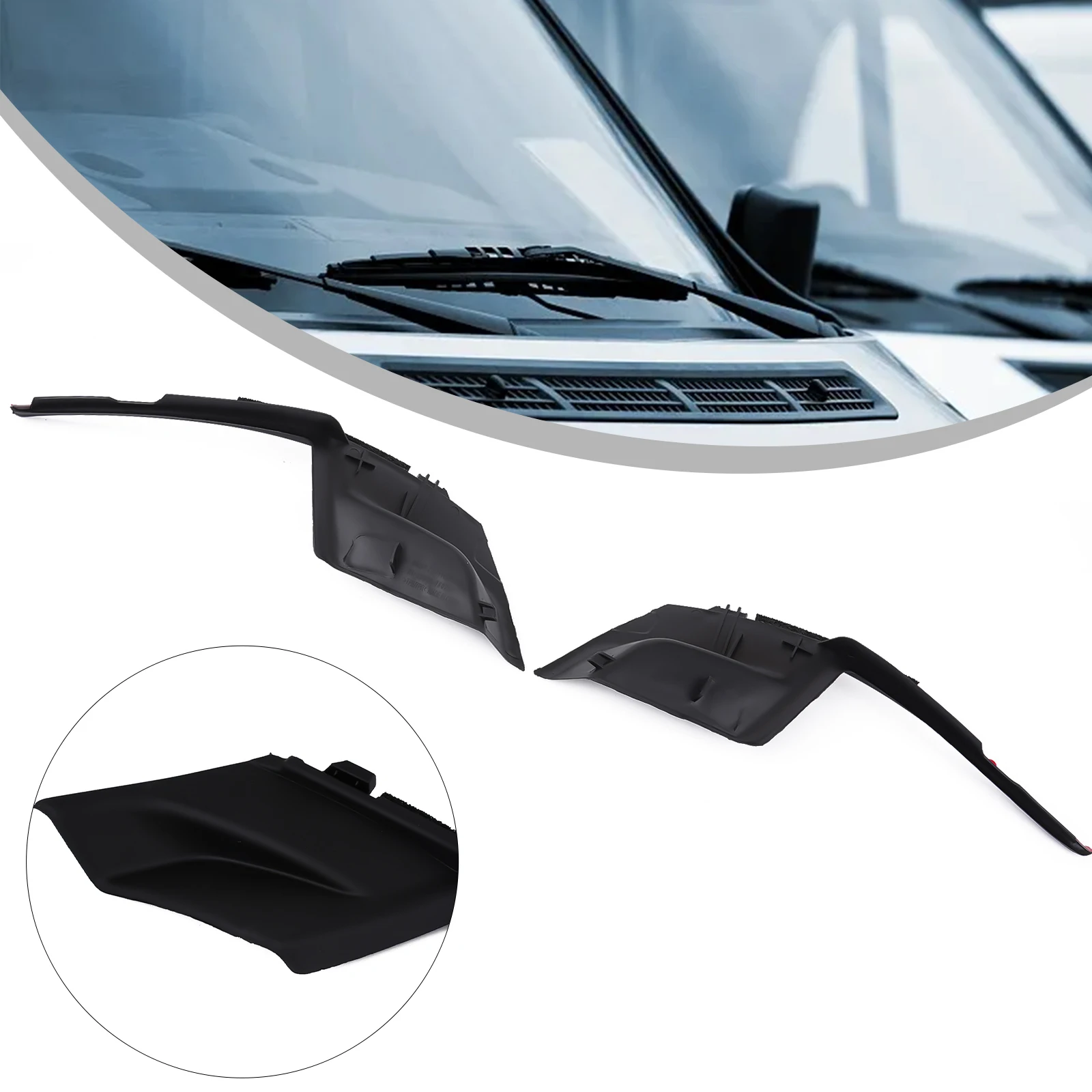 

1 пара, крышка стеклоочистителя для Toyota 53866-08020, черная крышка стеклоочистителя для Sienna 2011-2020, для Toyota Plug-and-play