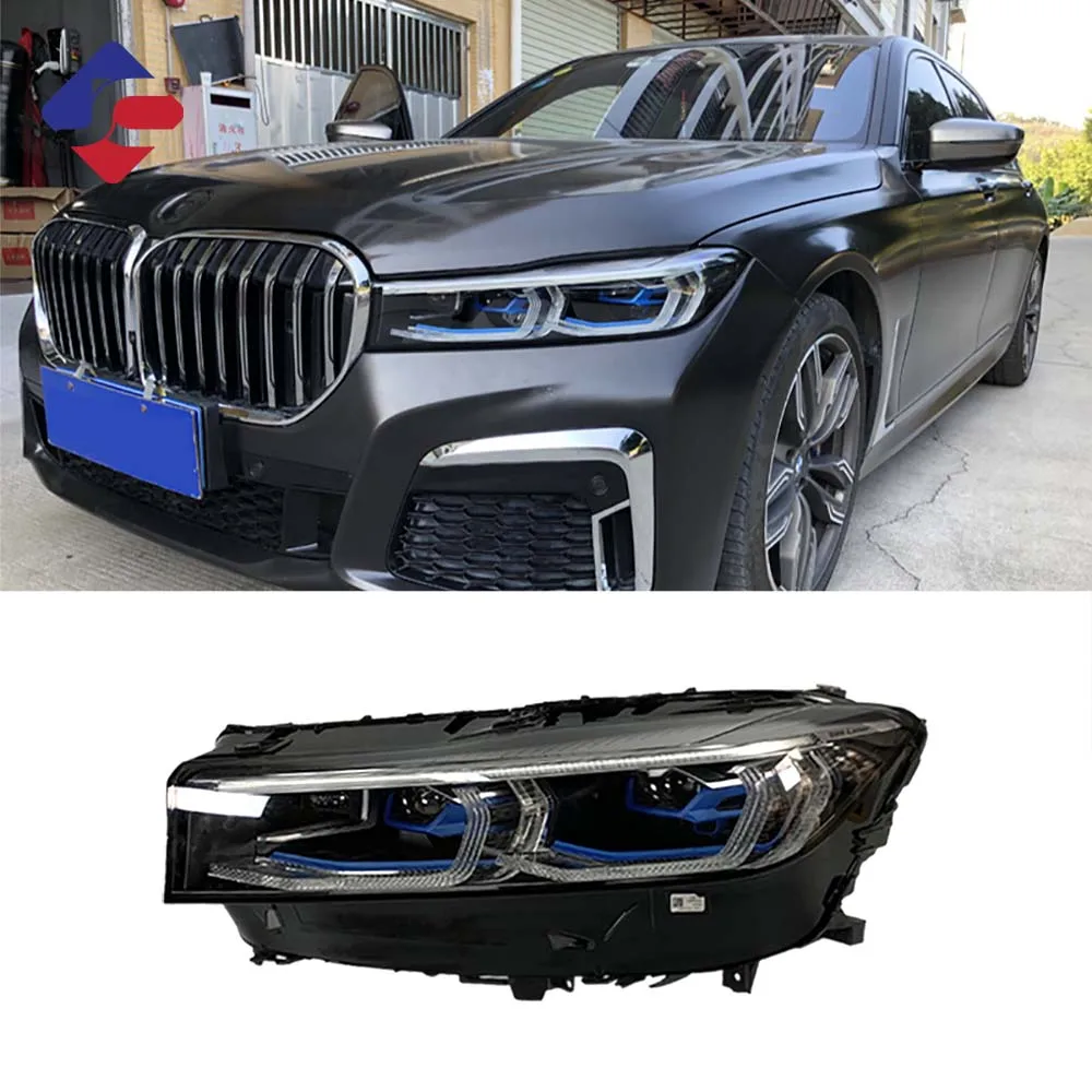 

2022 BMW 7 серии G12 лазерный налобный фонарь в сборе Европейская версия для BMW фара старый стиль обновление до нового стиля