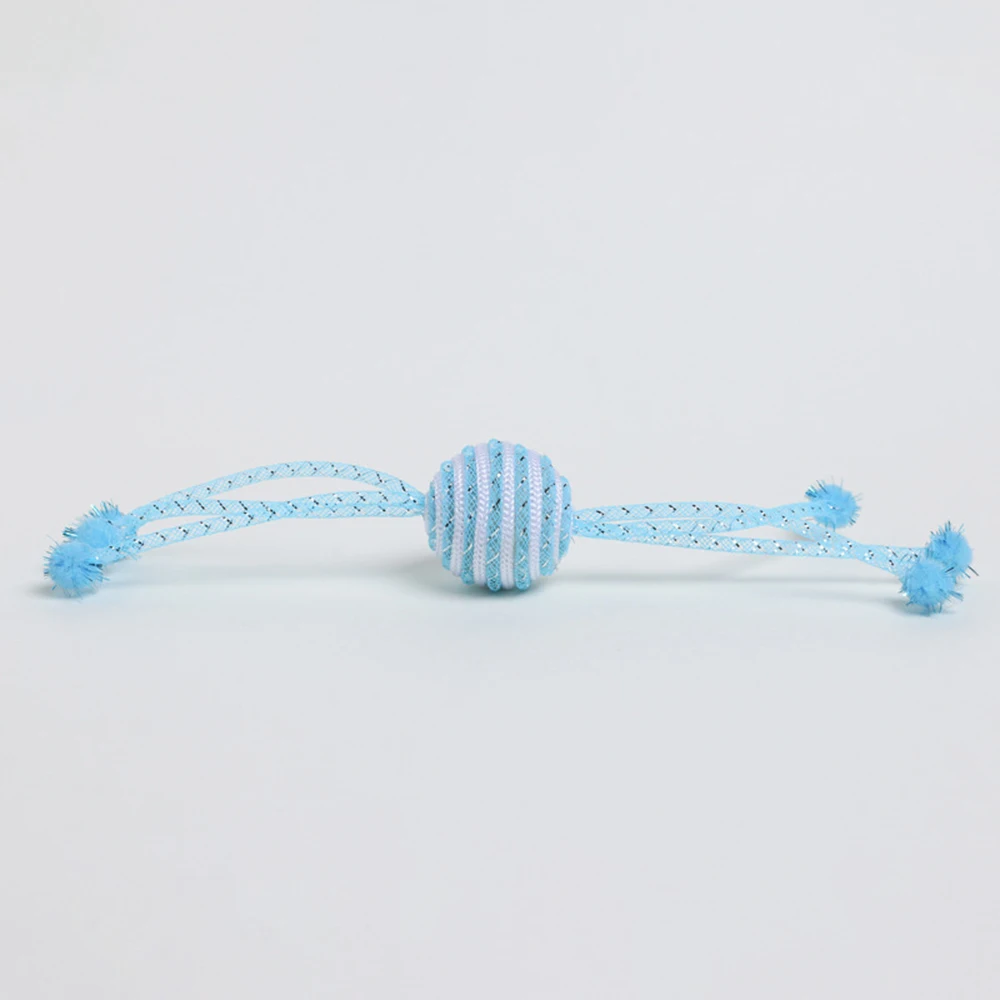 Cat Toy Rope Ball Kitten Self Toy Playing Claw Bite Ball Pet Toys Interactive