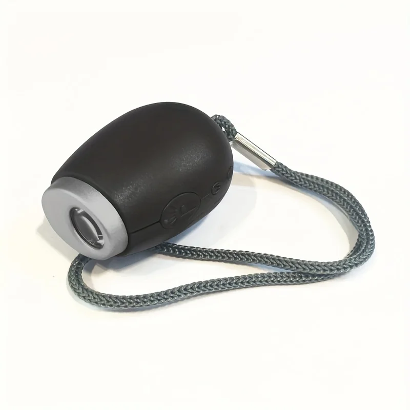 1pc Mini Portable Projection Clock Keychain with LED Digital Display Oval Plastic Alarm Clock 4