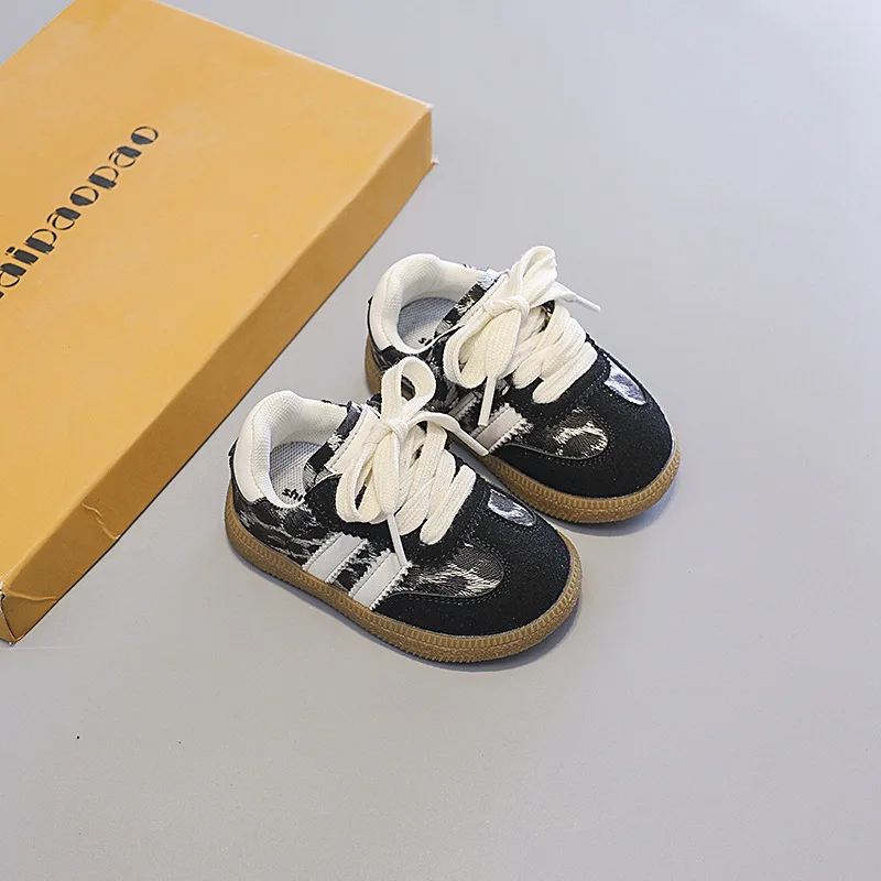 Kids Shoes Toddler Sneakers Children Skateboarding Shoe Designer Grey Color Infant Boys Girls Baby Trainers 4