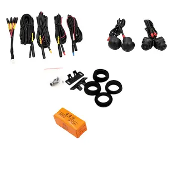 Sistema di Telecamere per Auto AEE5 con Visione a 360 Gradi, Telecamere AHD1080P Destra+Sinistra+Frontale+Posteriore, Chip Principale GC2053
