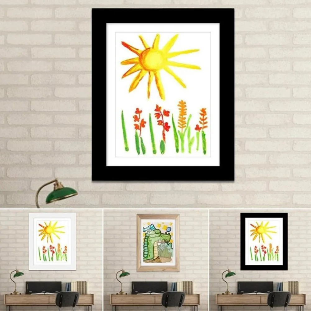 

Art Picture Frame Children Artwork Display Frame Wood Acrylic For Opening Child's Creativity Kids Bedroom Home Decoration