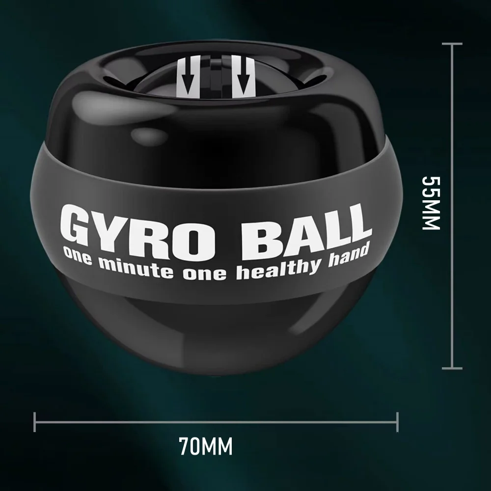 Wrist Trainer Ball Auto-Start Wrist Strengthener Gyroscopic Forearm Exerciser Gyro Ball for Strengthen Arms, Muscles
