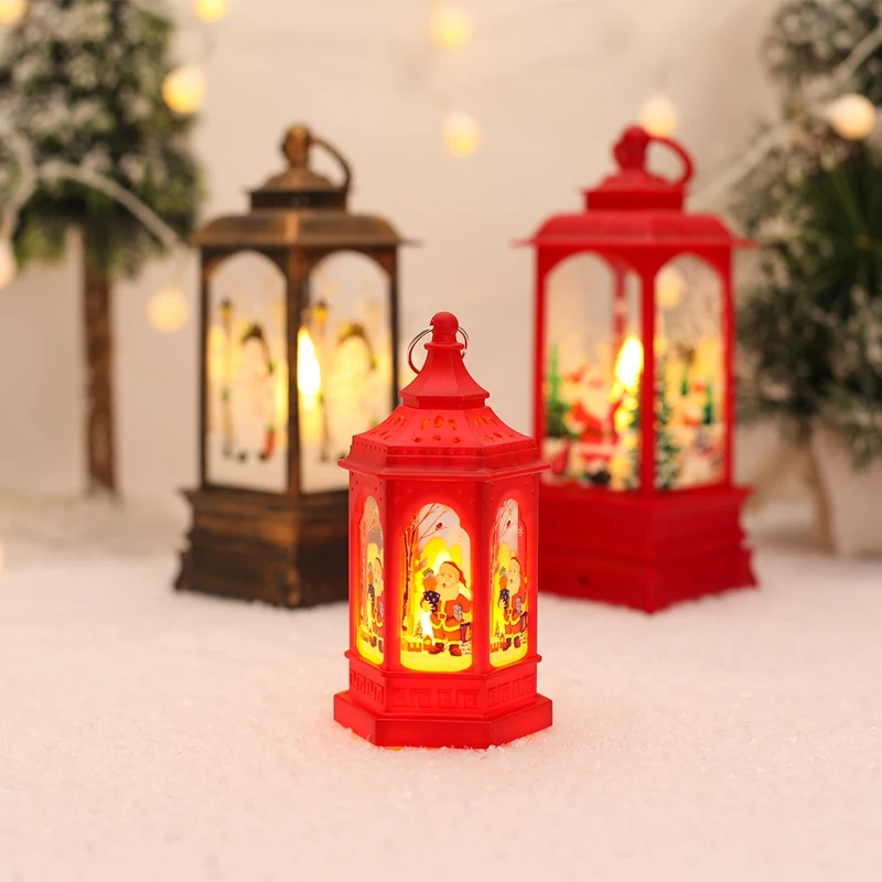 Christmas Lantern Light Merry Christmas Decorations for Home 2023 Navidad Christmas Tree Ornaments Xmas Gifts New Year 2024 images - 6