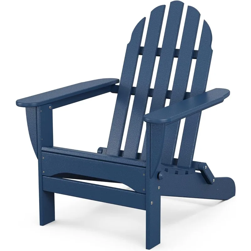 

POLYWOOD AD5030NV Classic Folding Adirondack Chair, Navy