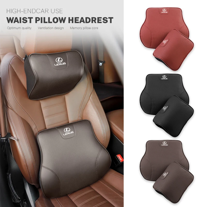 1 Pcs Car Seat Head Support Cushion Lumbar Pillow Interior Accessories