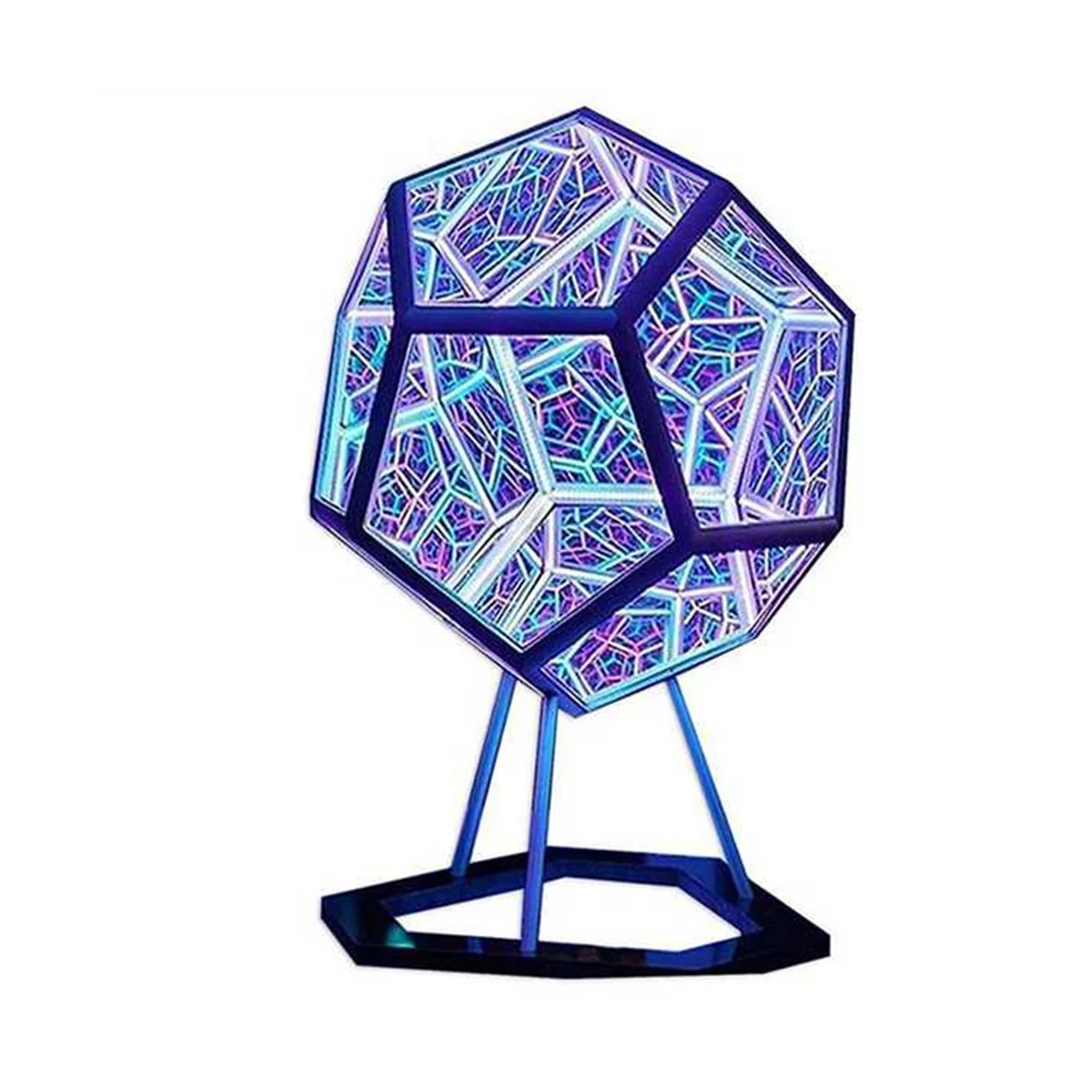 

Dodecaedron Color Art Light, Fantasy Geometry Space LED Art Lamp, USB Charging Christmas Gifts Decorations