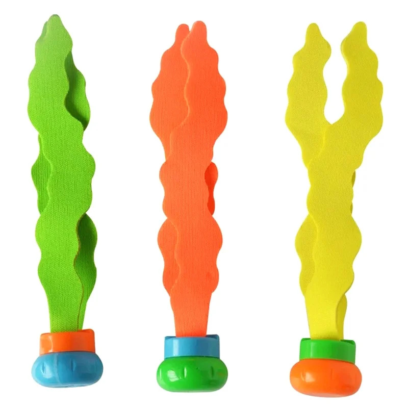 3pcs Summer Toys Seaweed Diving Toy Swimming Pool Water Game Child Underwater Diving Seaweed Toy Sports Parent-Child Gifts
