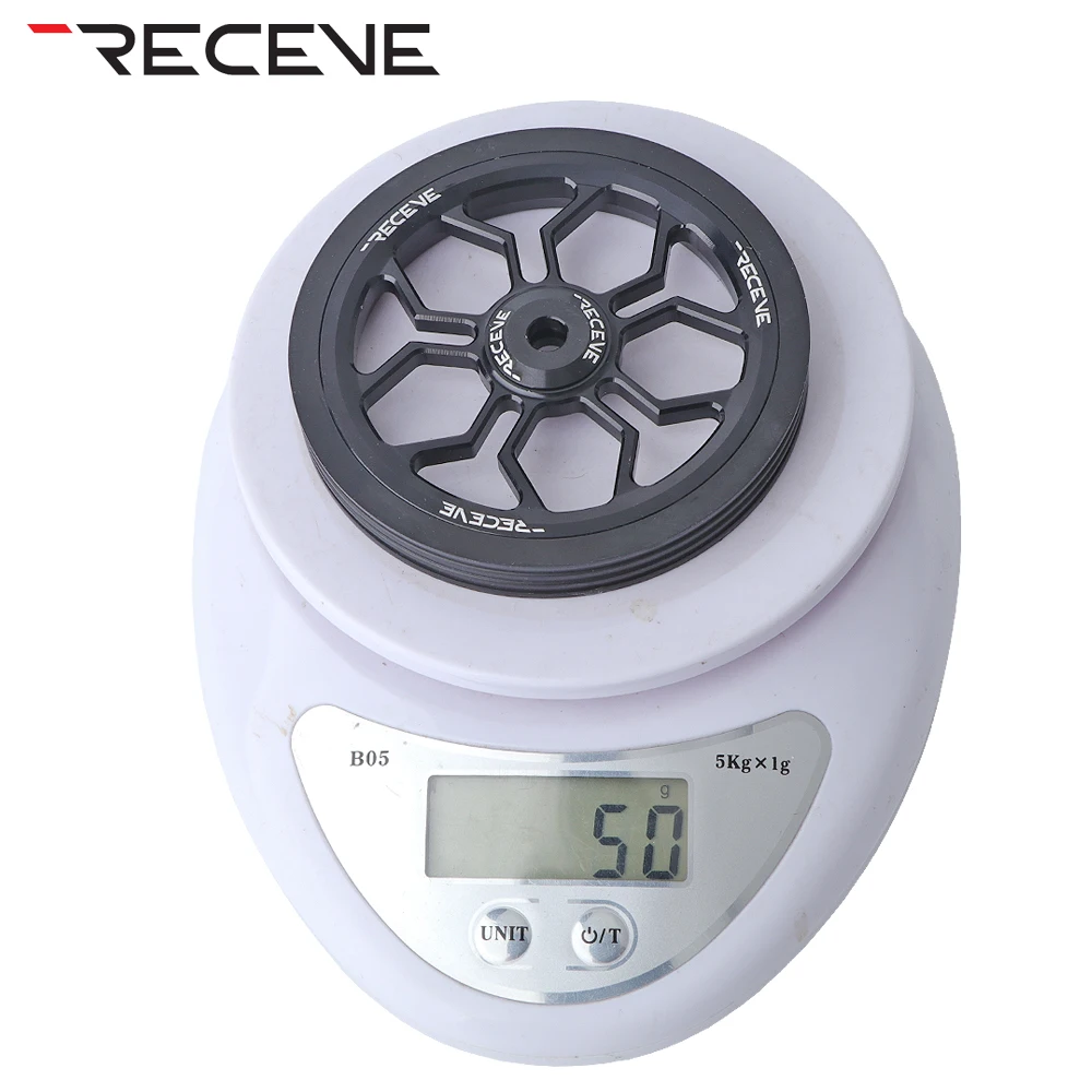 RECEVE 80MM Folding Bike Easywheel Bicycle Large Easy Wheel Aluminum Alloy Modified Sealed Bearing Pushing Wheels For Brompton