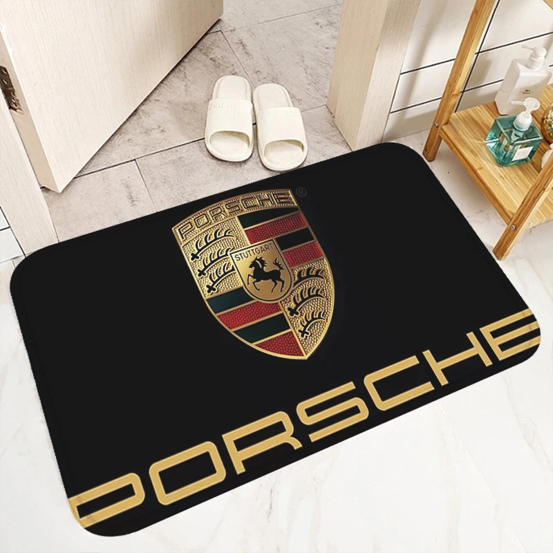 P-Porsche 방 바닥 카펫, 주방 목욕 매트, 욕실 깔개, 맞춤형 카펫, 침실 매트, 현관 문짝 홈 러그 발