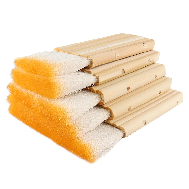 فرشاة صوف، فرشاة أنواع الصوف الناعم، فرشاة أنبوب الخيزران،