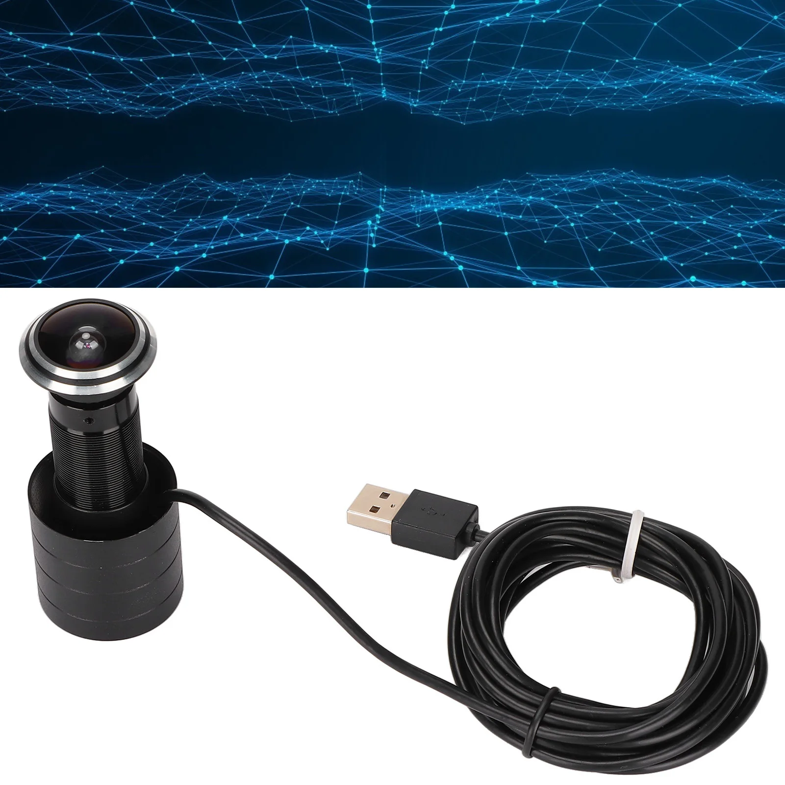 Door Eye Hole Camera Wide Angle 1080P 2 Million Pixels Drivefree USB HD Peephole Camera for Home Home USB Peephole