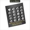 LUXUSTEEL Luxury Crystal Stud Earrings For Women Men Silver Color Stainless Steel Square Cubic Zirconia 3mm-10mm Fashion Jewelry 1