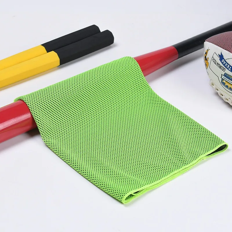 2PCS Ventilation Sports Cooling Towel Gym Quick Drying Run Shawl Sweat Absorption Sunscreen Outdoors Scarf Bicycle Portable Hike