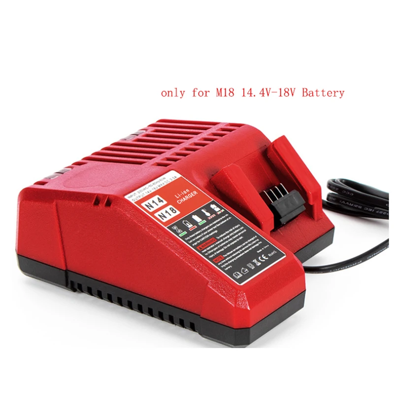 Battery Charger M12 M14 M18 For Milwauke 14.4V 18V 10.8V 12V Li-ion Battery 48-11-1815 48-11-1820 48-11-1840 48-11-1850 48-11-1828