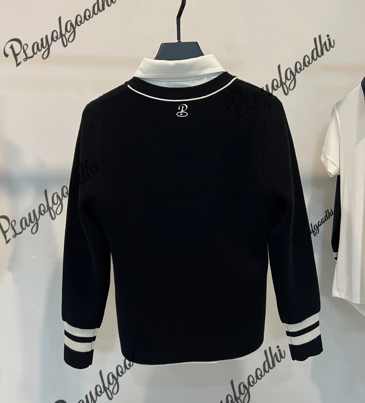 Golf Women Autumn and Winter Warm Coat Slim Knitted Cardigan Sweater Ladies Golf Clothes