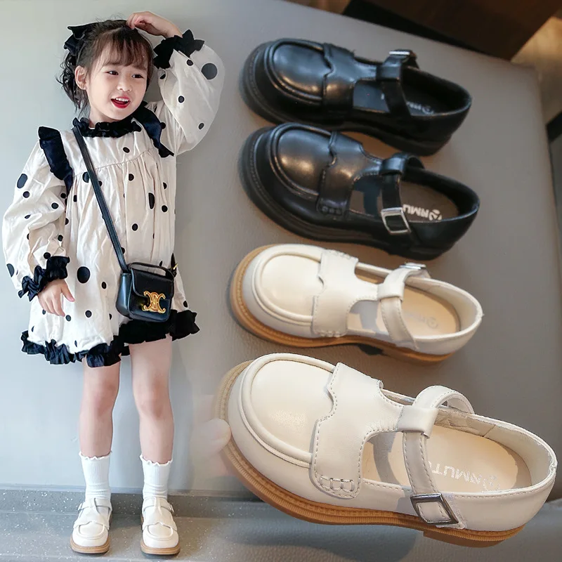 

2024 Spring and Autumn New Children's Leather Shoes Korean Version of Children's Casual Leather Shoes Princess Baby Loafers