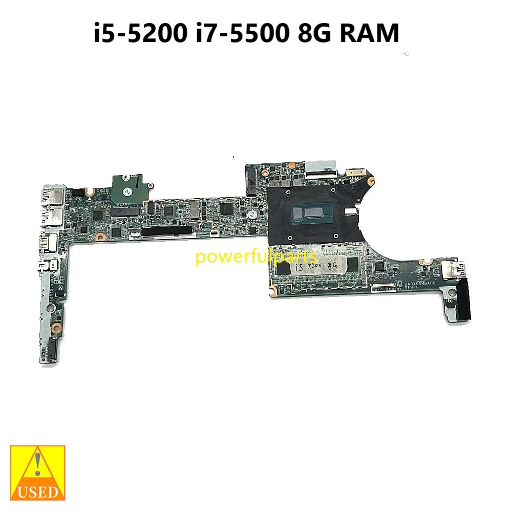 

For Hp X360 G1 13-4000 Laptop Motherboard DA0Y0DMBAF0 I5-5200 I7-5500 Cpu 8G Ram Used Working Good