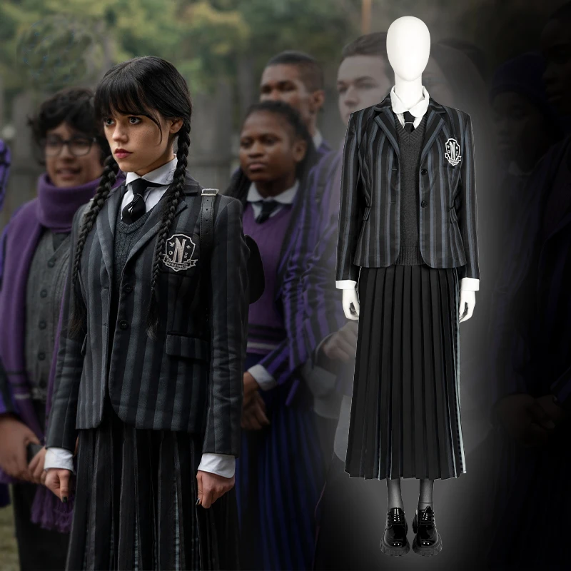 Wednesday Wednesday's Nevermore Academy Uniform Women's Costume