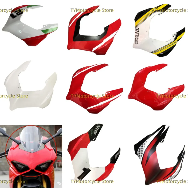 

Motorcycles Upper Nose Front Face Headlight Fairing Fit for Ducati Panigale V4 V4S V4R 2017 2018 2019 2020 V2 2020 2021 2022