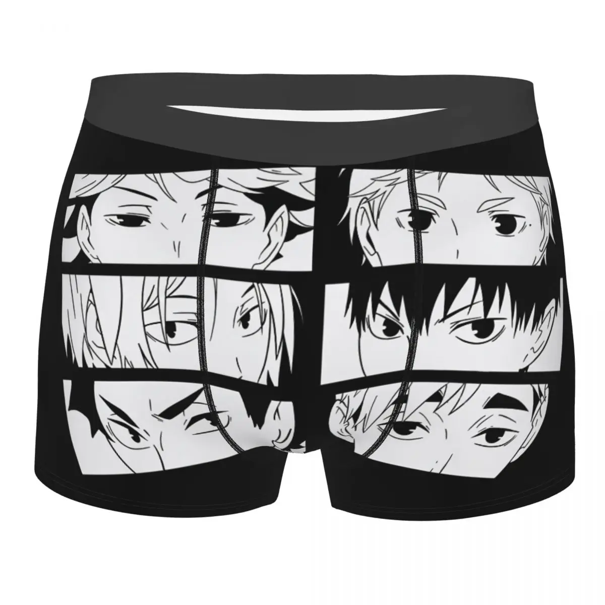 Anime,Pretty Setter Squad Underpants Breathbale Panties Male Underwear Print Shorts Boxer Briefs