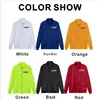 Golden Velvet Stand Collar Zipper Sweatshirt Breathable Comfortable Soft Custom Logo Print Embroidery Design 2