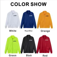 Golden Velvet Stand Collar Zipper Sweatshirt Breathable Comfortable Soft Custom Logo Print Embroidery Design 2