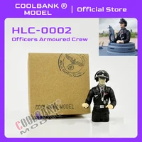 COOLBANK 1/16 RC Tank Model Simulation figure soldier HLC-0002 Black Hat Officers Armoured Crew Henglong Tank Accessories kits 1