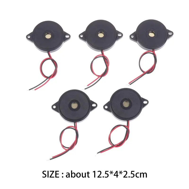 5/10/15Pcs 3040 패시브 압전 버저 Arduino DIY 자동차 알람 전자 프로젝트용 와이어가 있는 고데시벨 버저