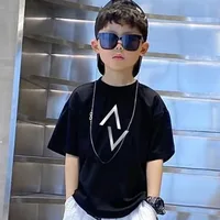 الصيف Oufi T قميص الأطفال القمصان ملابس للمراهقين الملابس تي شيرت بلايز بوي بنين 6yrs 12yrs قصيرة الأكمام المحملة في سن المراهقة 3