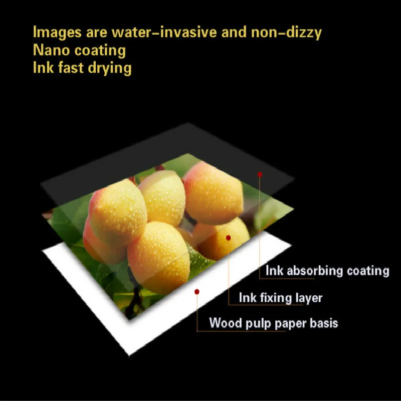 30 Sheets 6inch 4x6 Glossy Photo Paper for Inkjet Printer Imaging Supplies Printing