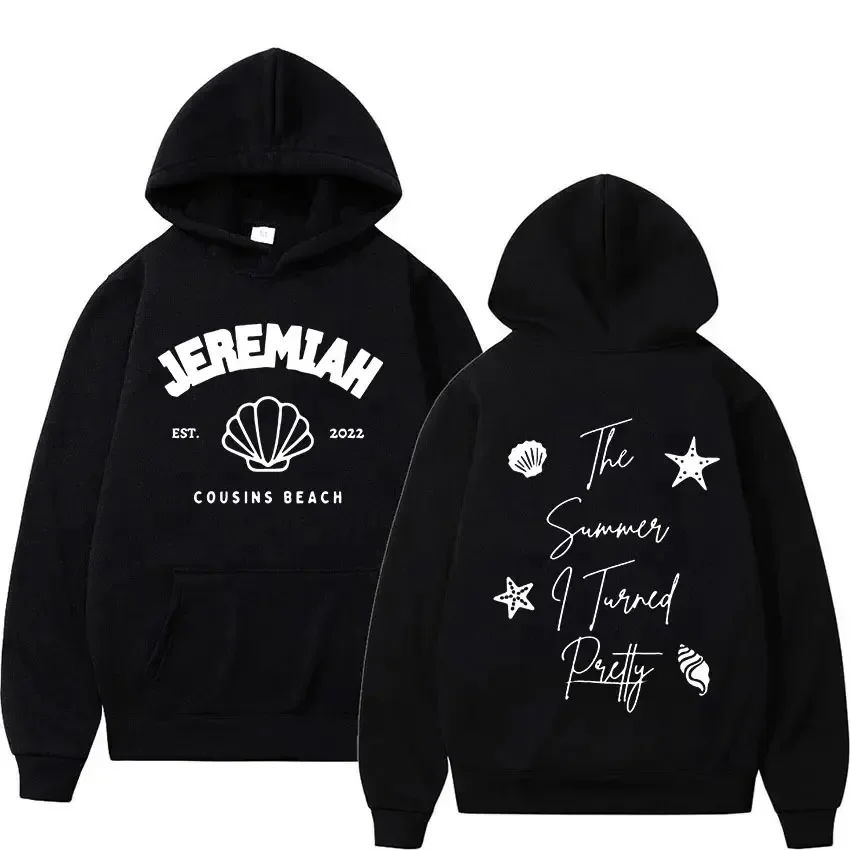 

Team Jeremiah Print Pullover Hoodie The Summer I Turned Pretty Fashion Cotton Sweatshirts Men Women Oversized Hoodies Clothes