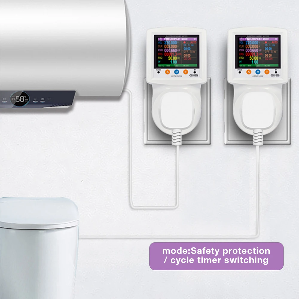 Tuya 16A Smart Electric Energey Meter EU Socket