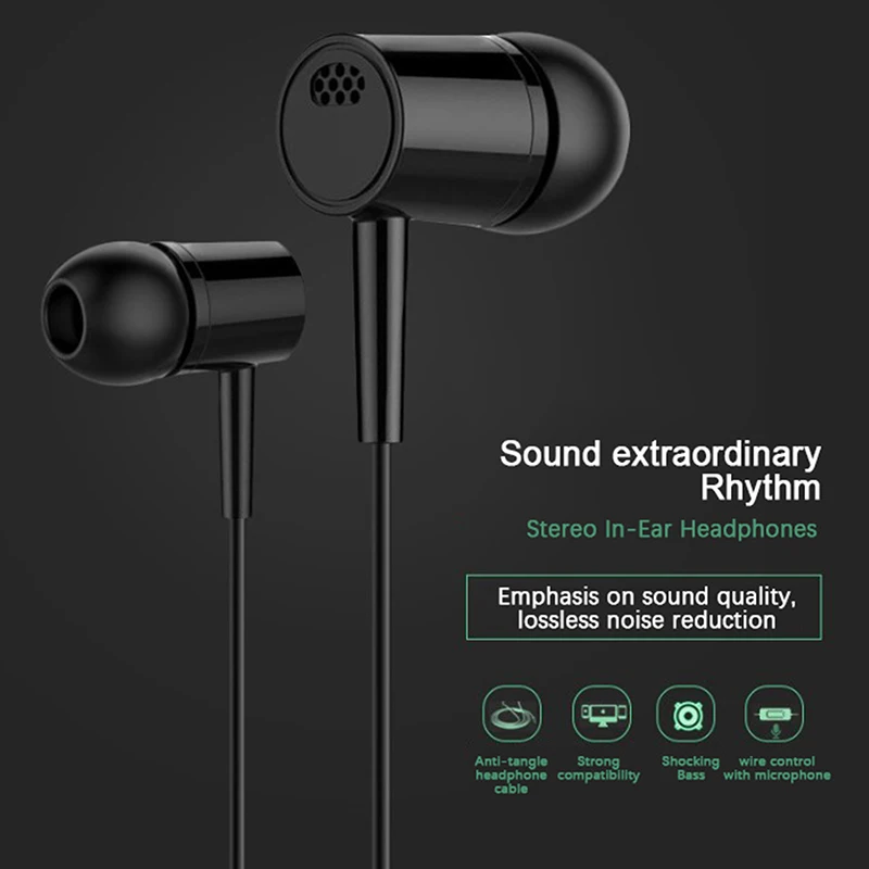 Headset Optional 3.5mm Earbuds High Quality Inear For Phone Computer