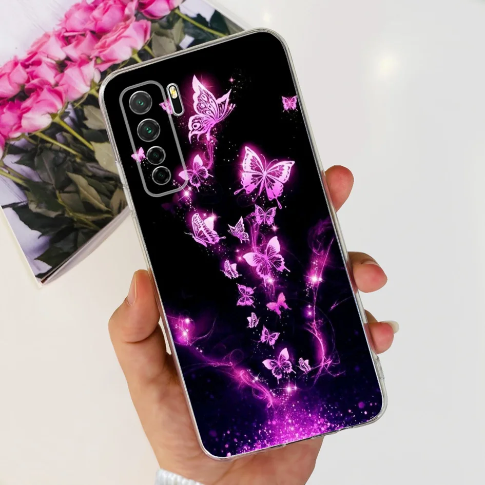 Clear Fashion Pattern Soft Silicone Case