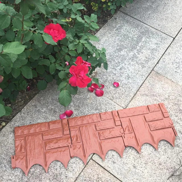 Kültéri Fém Virágok 6Db -Os Szélső Gátkerti Udvari Udvar Virágágy Határkerítés Dekoráció Ház Száma Számokkal Megvilágítva - Image 5