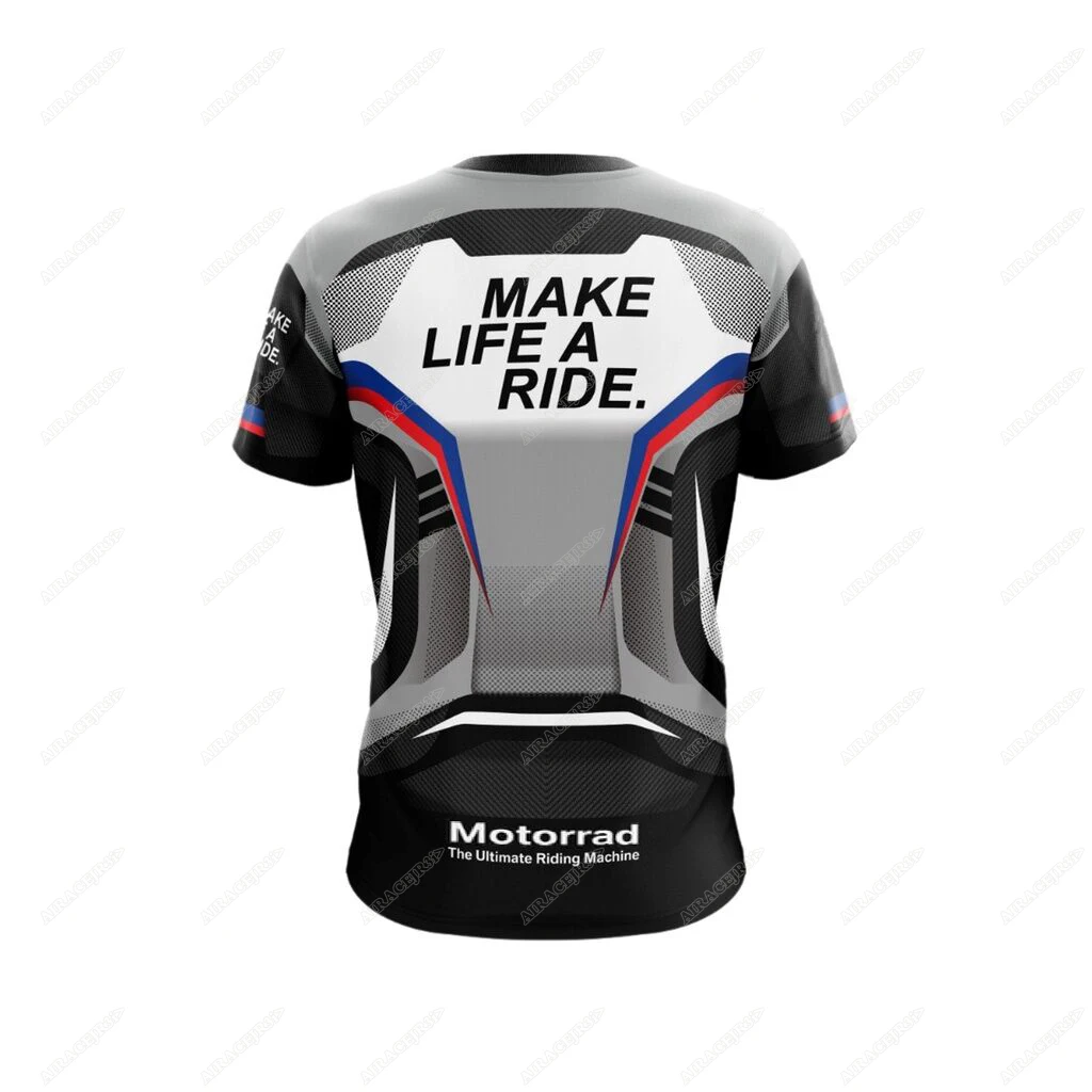 Motorcycle Shirt ADVENTURE Racing Team Motorsport T-Shirt for BMW Men's Quick Dry Breathable Jerseys
