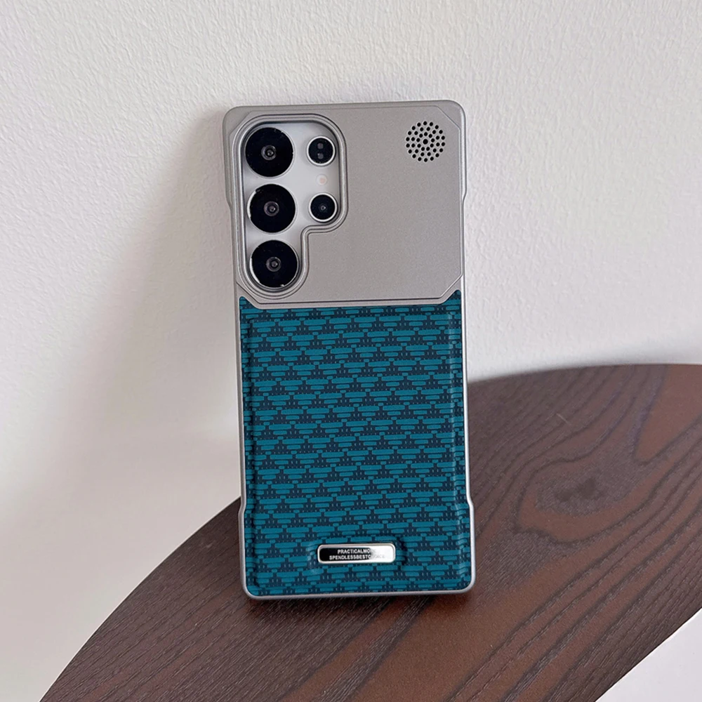 غلاف حماية جلد فاخر مغناطيسي بدون إطار لهواتف Sams...