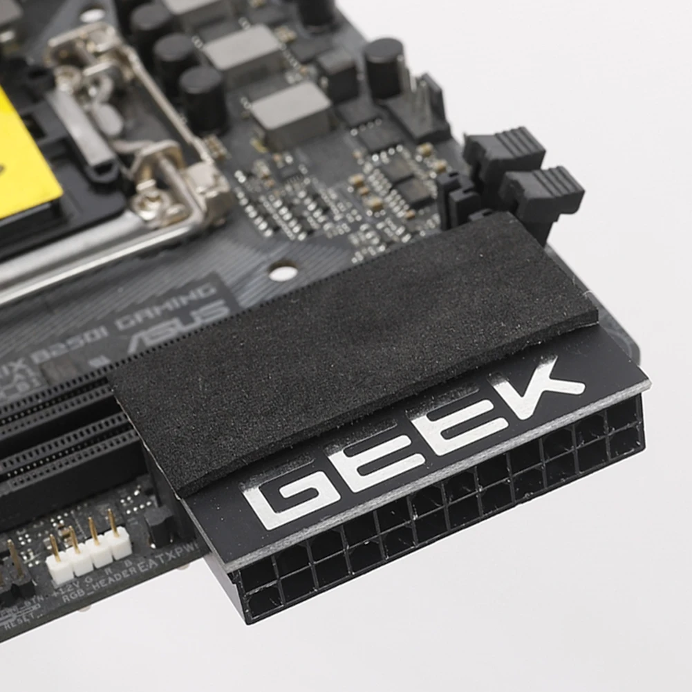 90 Degree Desktop  Adapter Excellent ABS Plastics Prolonged  PC ATX 24Pin Female to 24Pin Male Motherboard Power